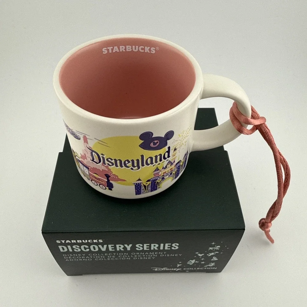 Starbucks x Disney Disneyland 2oz Espresso Mug Ornament Discovery Series & Bag E